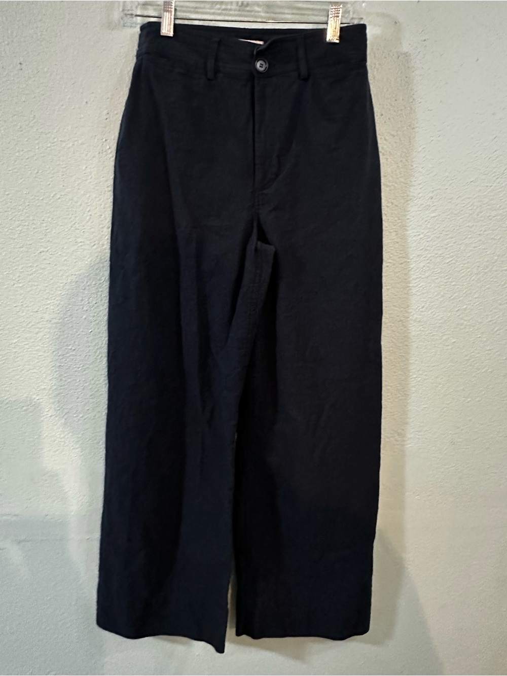 Apiece Apart Navy Wide-Leg Pants | Size 4 | High Rise